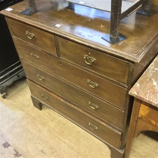 Mid Victorian mahogany chest of drawers